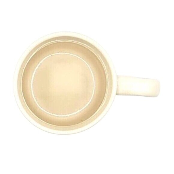 2/$15 Morton Salt Logo Mug 3.5" Girl Umbrella 1968 Yellow Advert Bryan China VTG - Picture 6 of 9